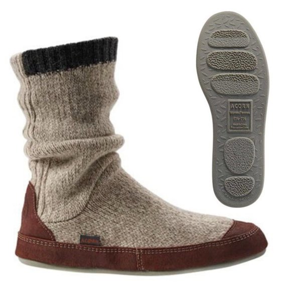 ❌ SOLD ❌ Acorn Slouch Slipper Socks - Picture 1 of 5